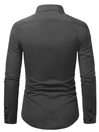 Hosszú ujjú, slim fit férfi ing