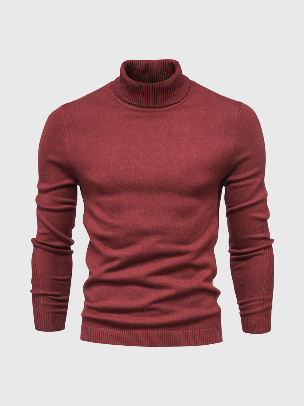 Maglione da uomo a collo alto e maniche lunghe