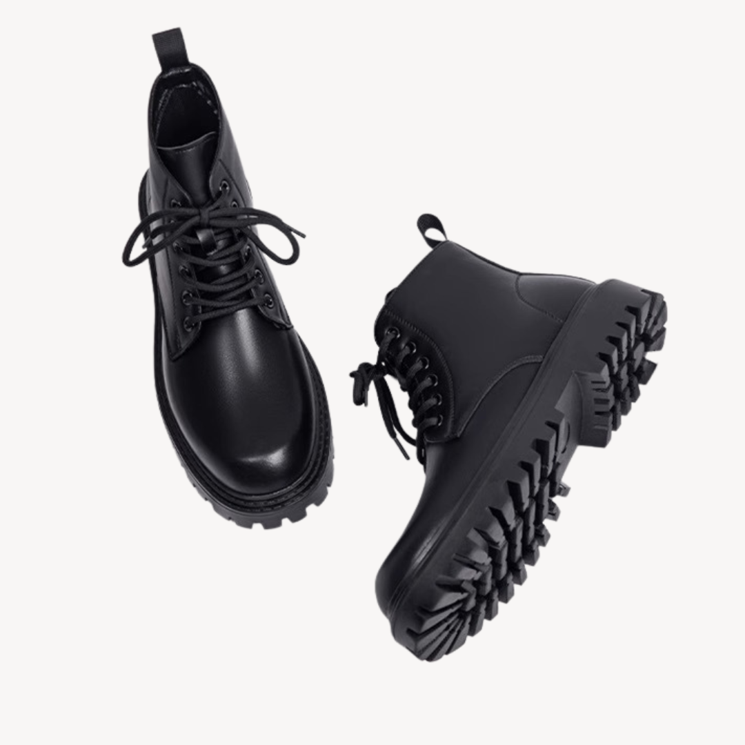 Men's Winter Lace-Up Boots Military Style