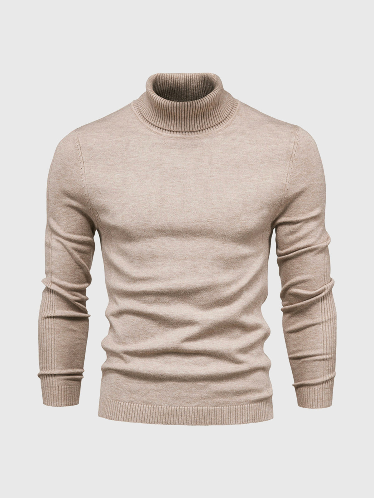 Maglione da uomo a collo alto e maniche lunghe