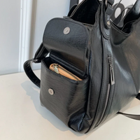 Borsa a tracolla da donna in pelle con zip