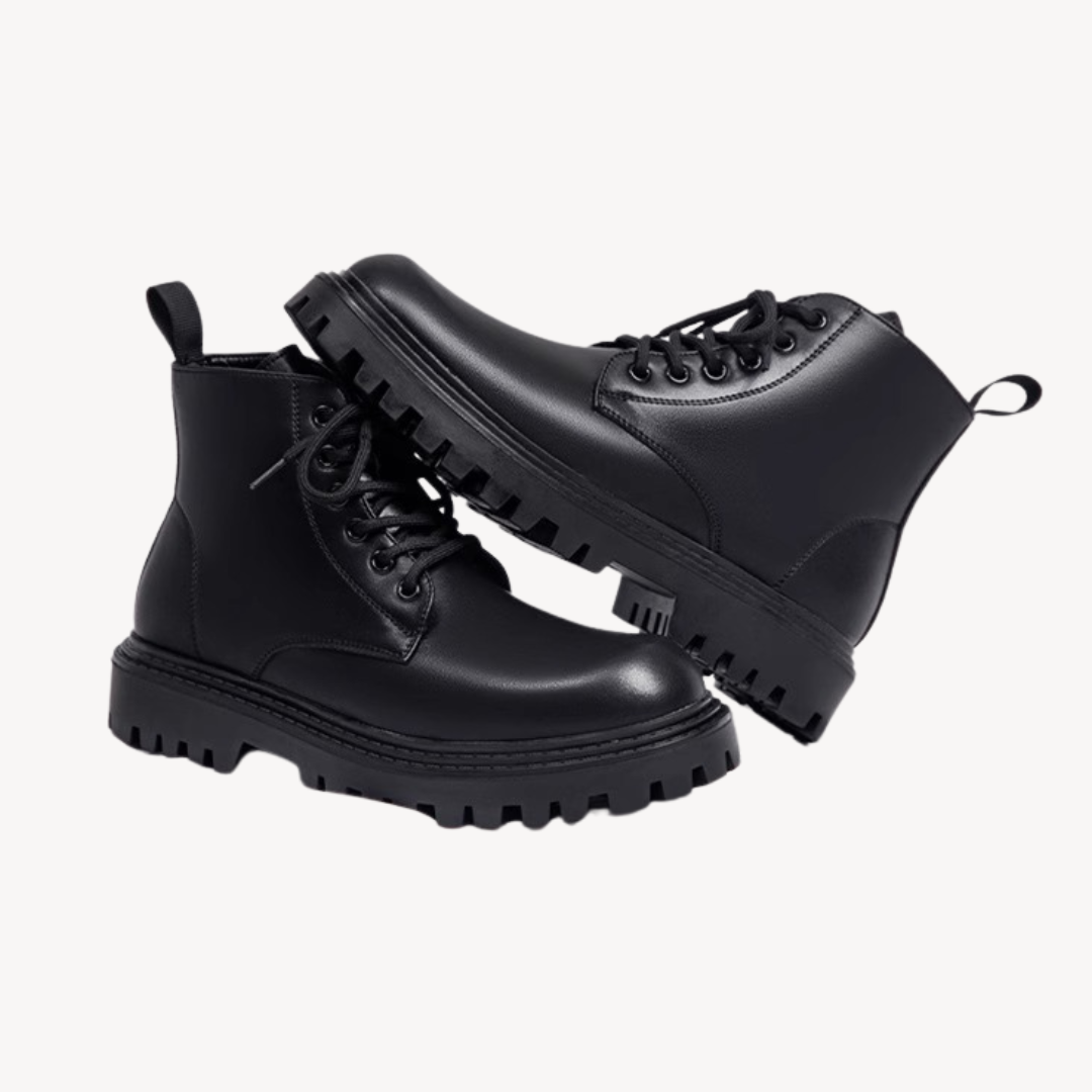 Men's Winter Lace-Up Boots Military Style