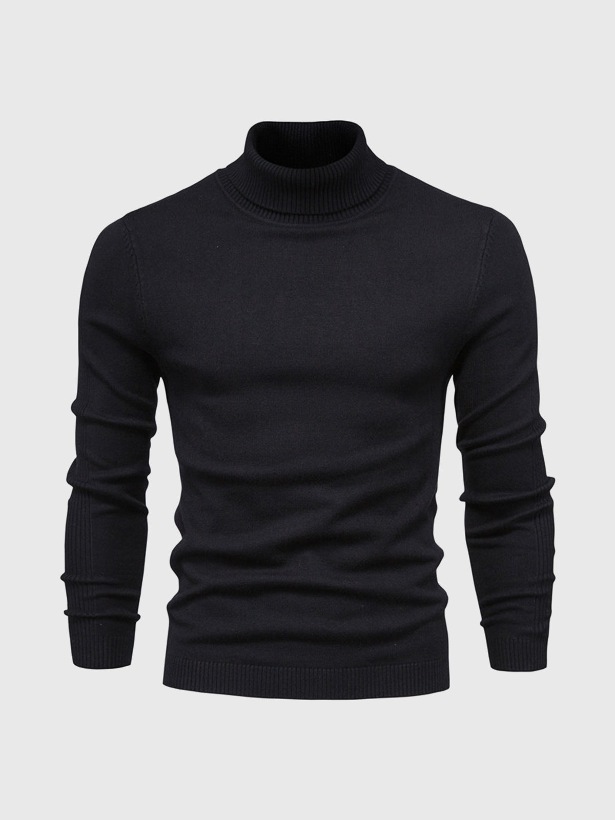 Maglione da uomo a collo alto e maniche lunghe