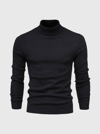 Maglione da uomo a collo alto e maniche lunghe