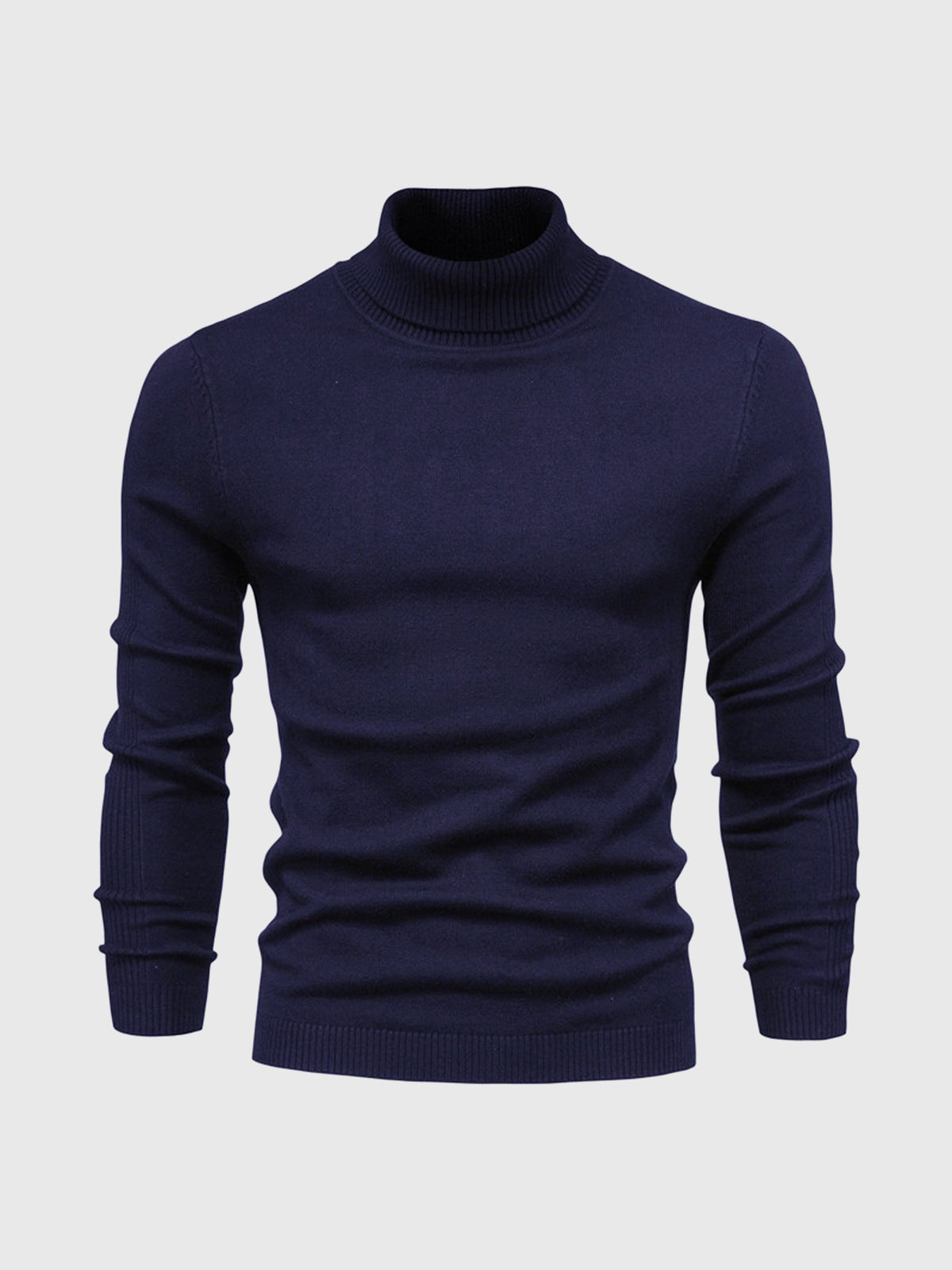Maglione da uomo a collo alto e maniche lunghe