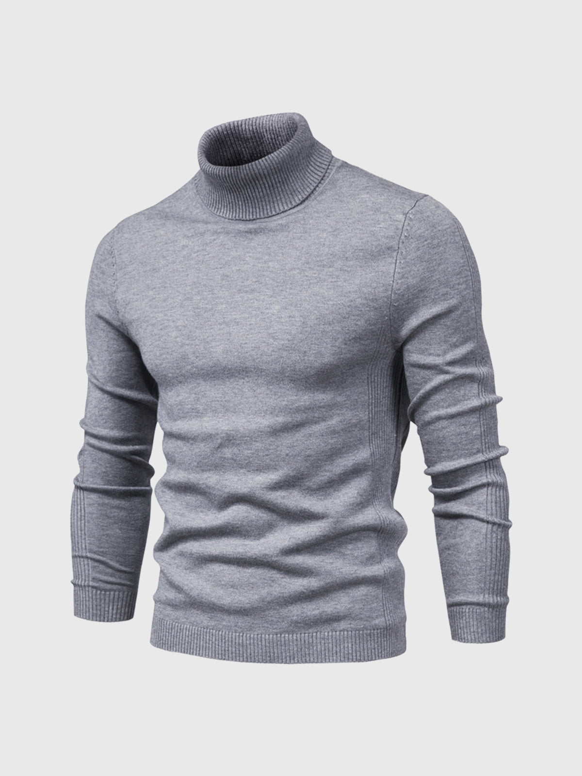 Maglione da uomo a collo alto e maniche lunghe