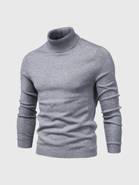 Maglione da uomo a collo alto e maniche lunghe