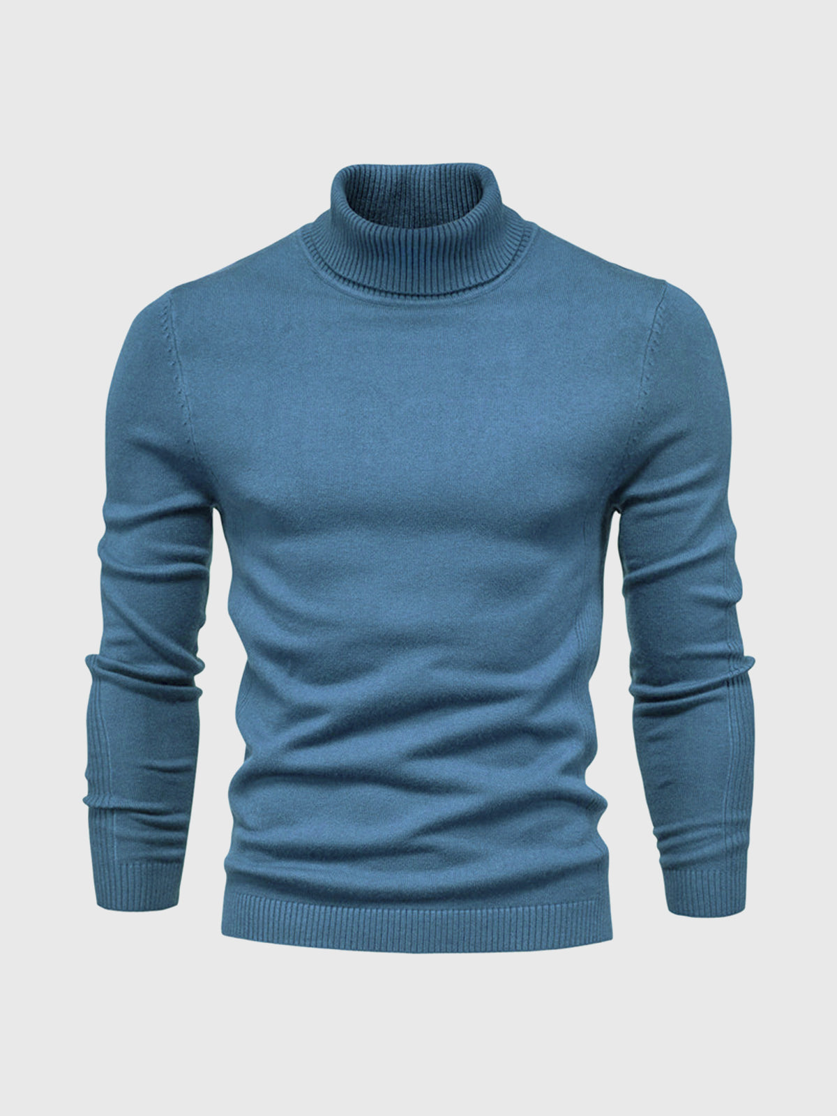 Maglione da uomo a collo alto e maniche lunghe