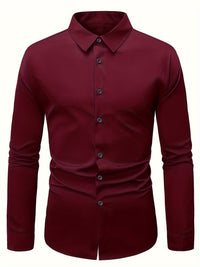 Hosszú ujjú, slim fit férfi ing