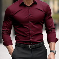 Hosszú ujjú, slim fit férfi ing