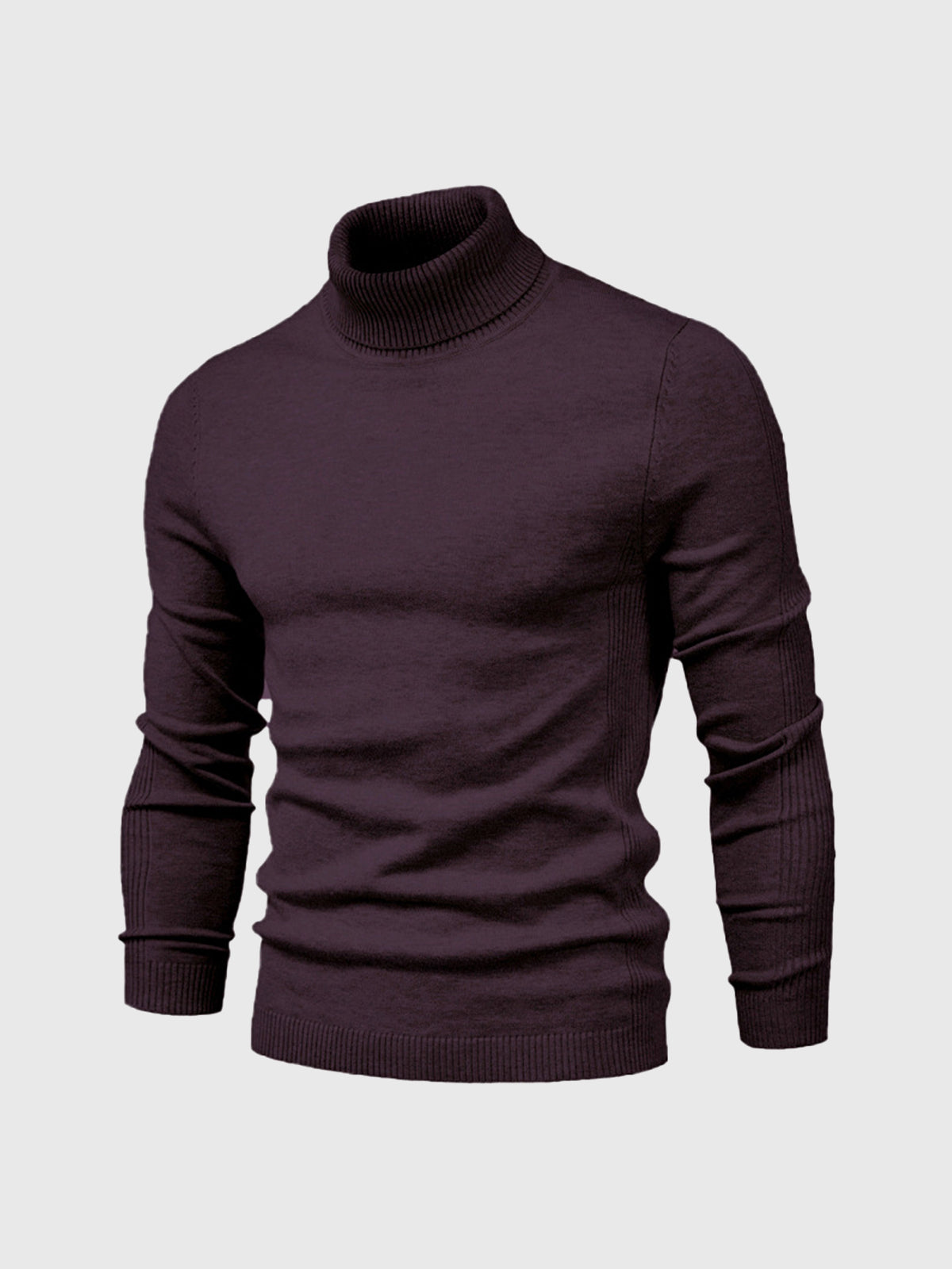 Maglione da uomo a collo alto e maniche lunghe
