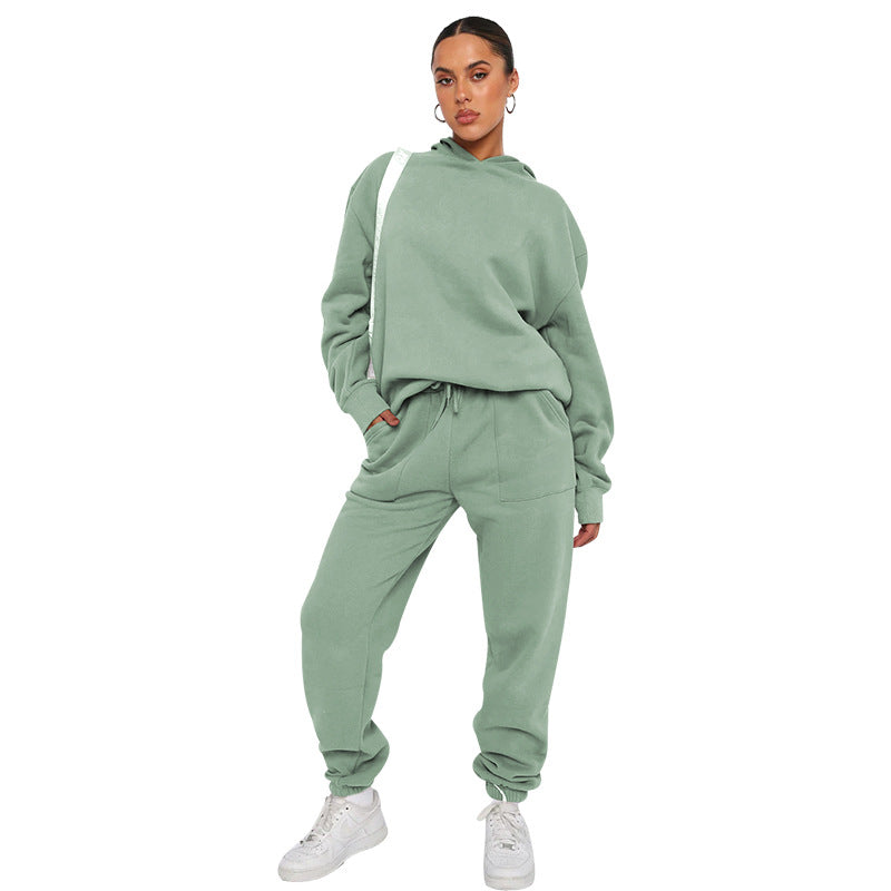Women's Tracksuit Set: Hoodie and Pants | Two-Piece Set for Workouts and Everyday Wear