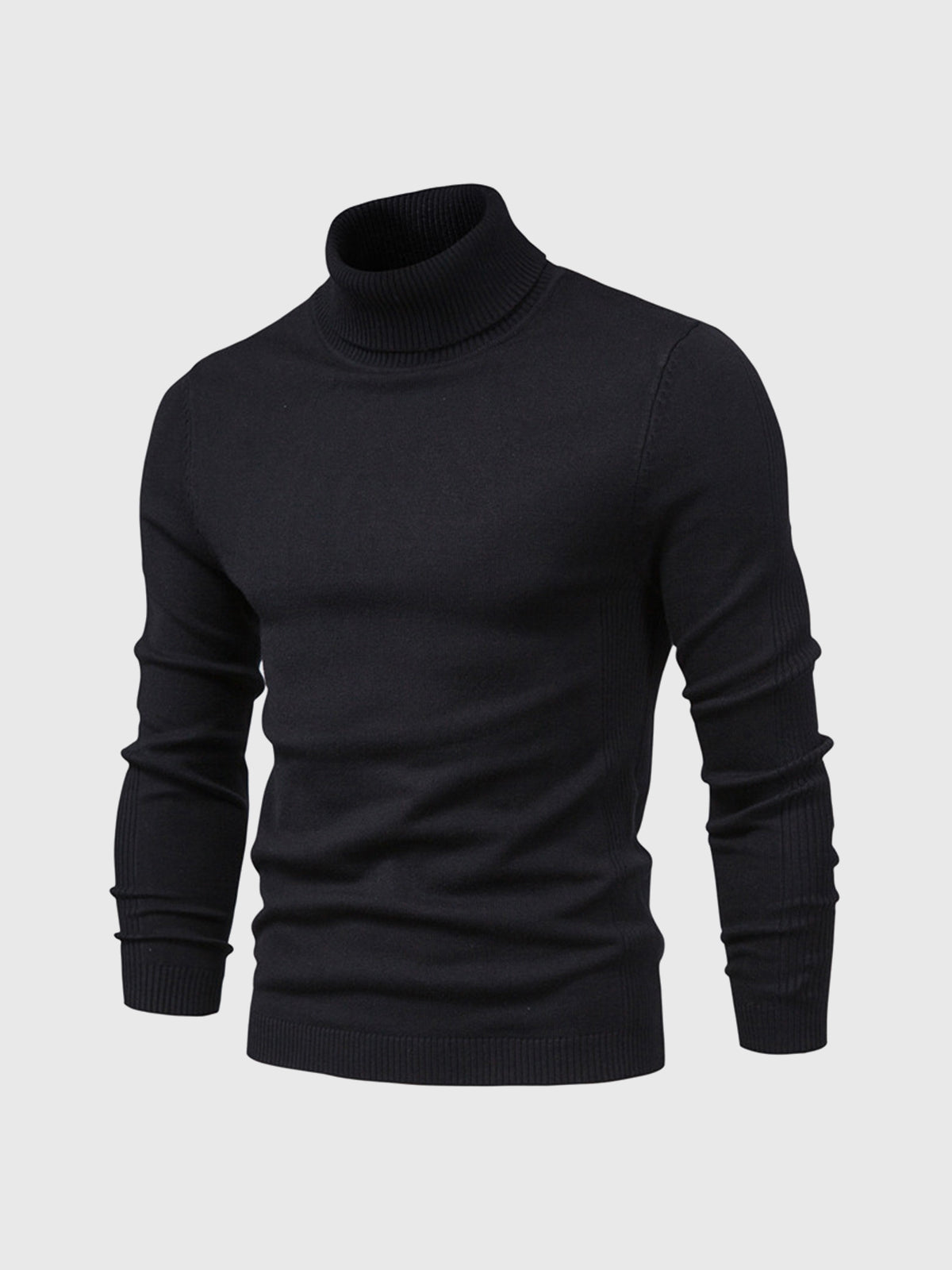 Maglione da uomo a collo alto e maniche lunghe