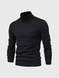 Maglione da uomo a collo alto e maniche lunghe