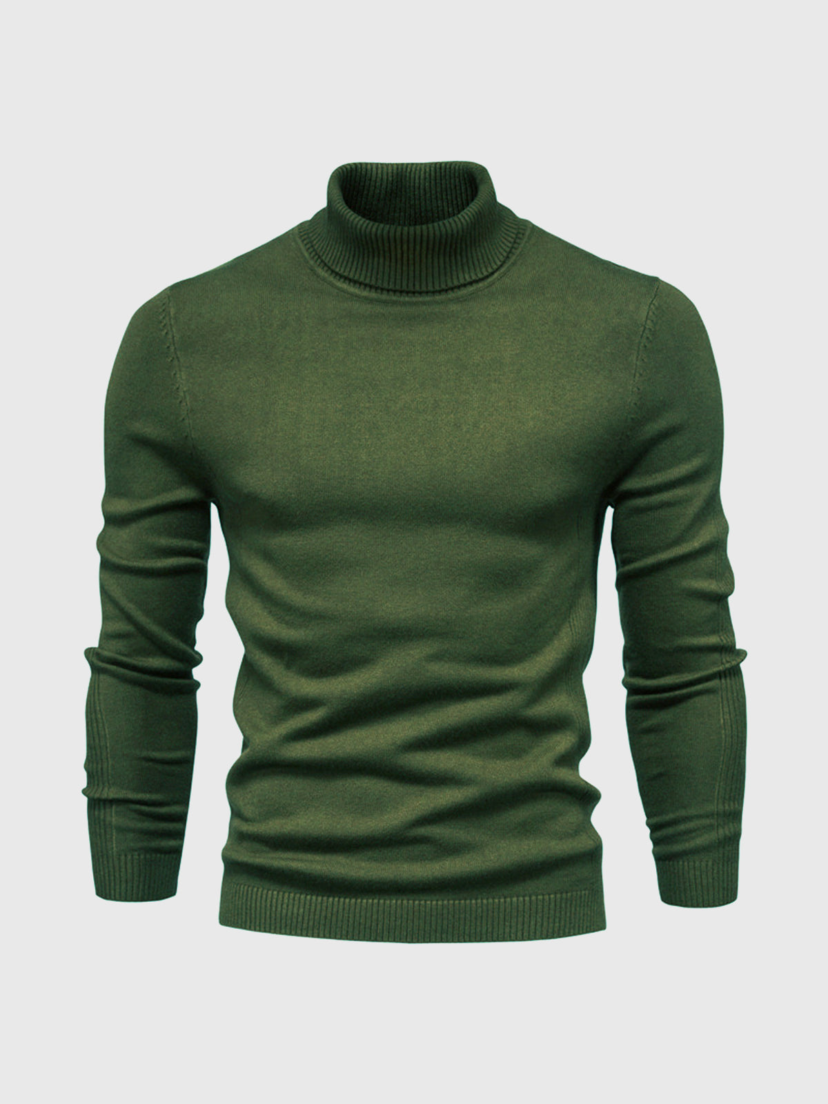 Maglione da uomo a collo alto e maniche lunghe
