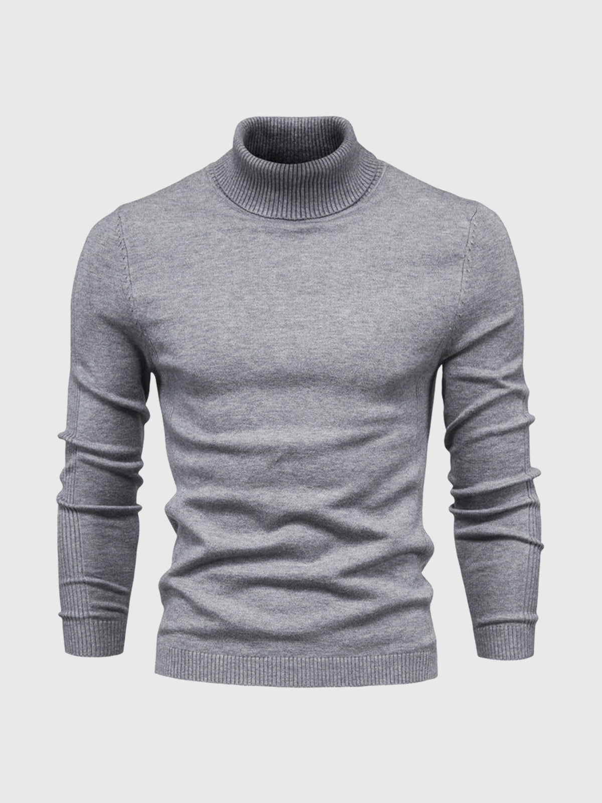 Maglione da uomo a collo alto e maniche lunghe