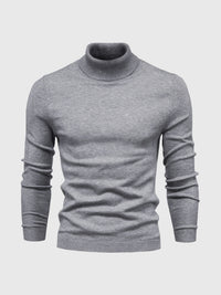 Maglione da uomo a collo alto e maniche lunghe