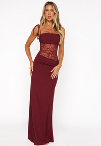 Women's Maxi Evening Gown with Spaghetti Straps | For Weddings and Parties