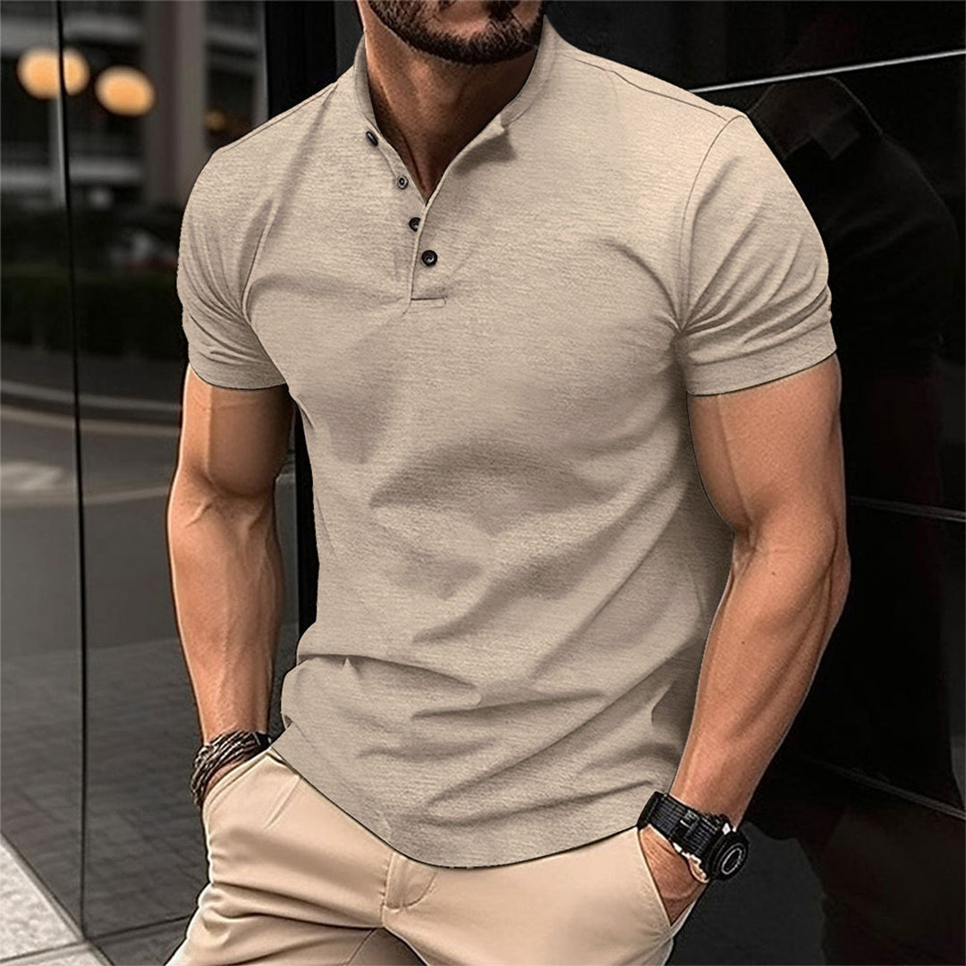 Polo da uomo con bottoni