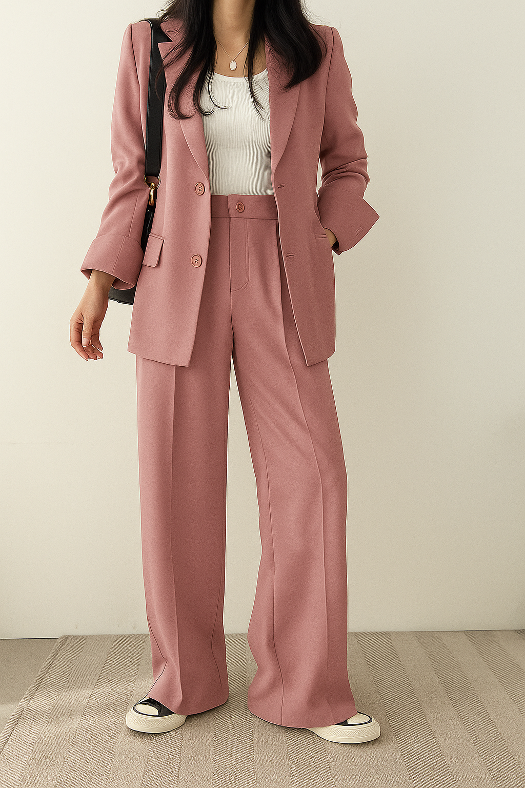 Women's oversized 2-piece suit
