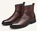 Men’s Zippered Chelsea Winter Boots | Elegant