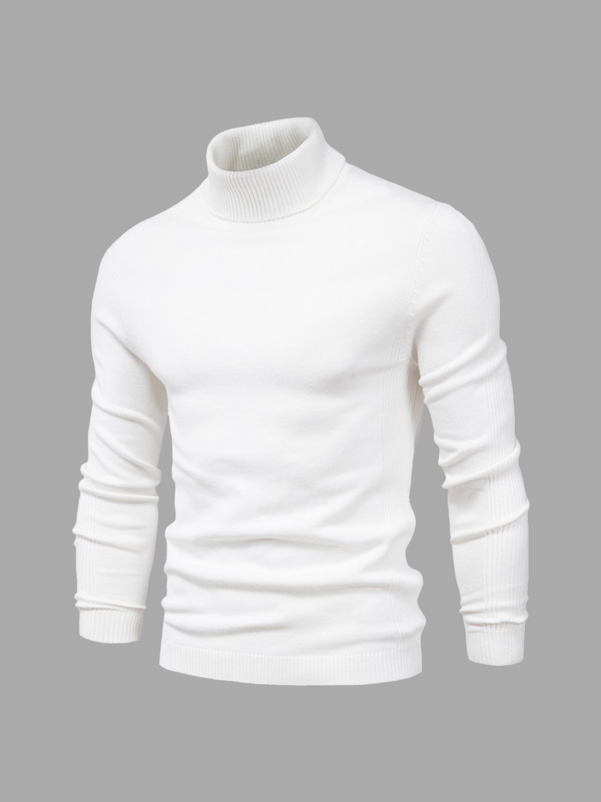 Maglione da uomo a collo alto e maniche lunghe
