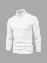 Maglione da uomo a collo alto e maniche lunghe