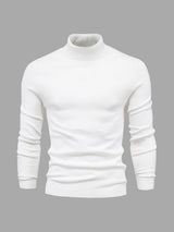 Maglione da uomo a collo alto e maniche lunghe