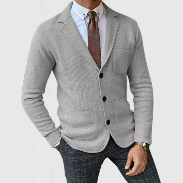 Cardigan en maille pour homme à boutons