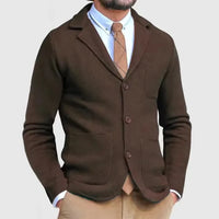 Cardigan en maille pour homme à boutons