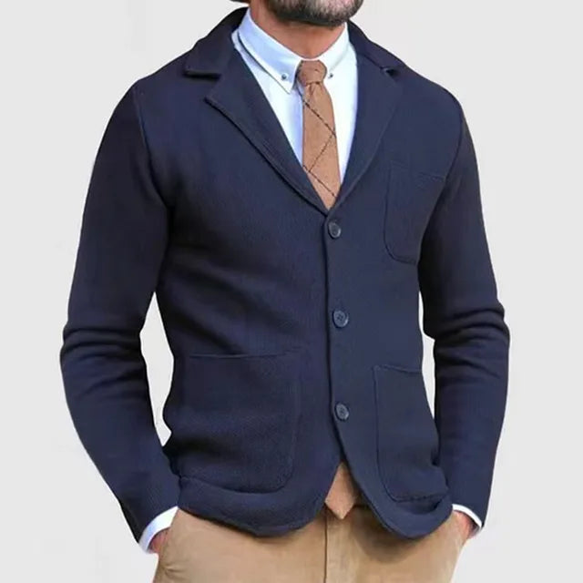 Cardigan en maille pour homme à boutons