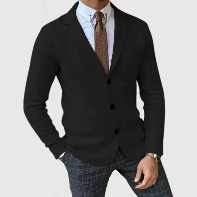 Cardigan en maille pour homme à boutons