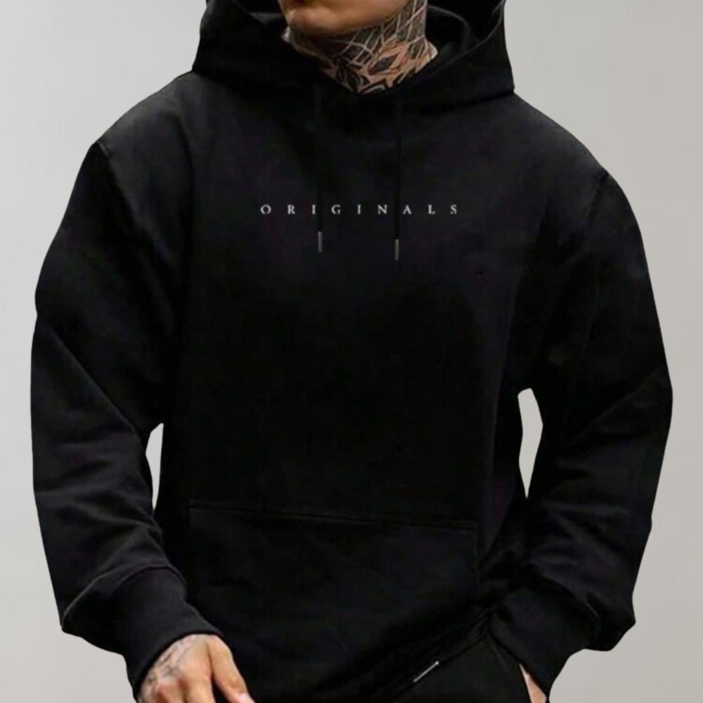 Men's printed hoodie