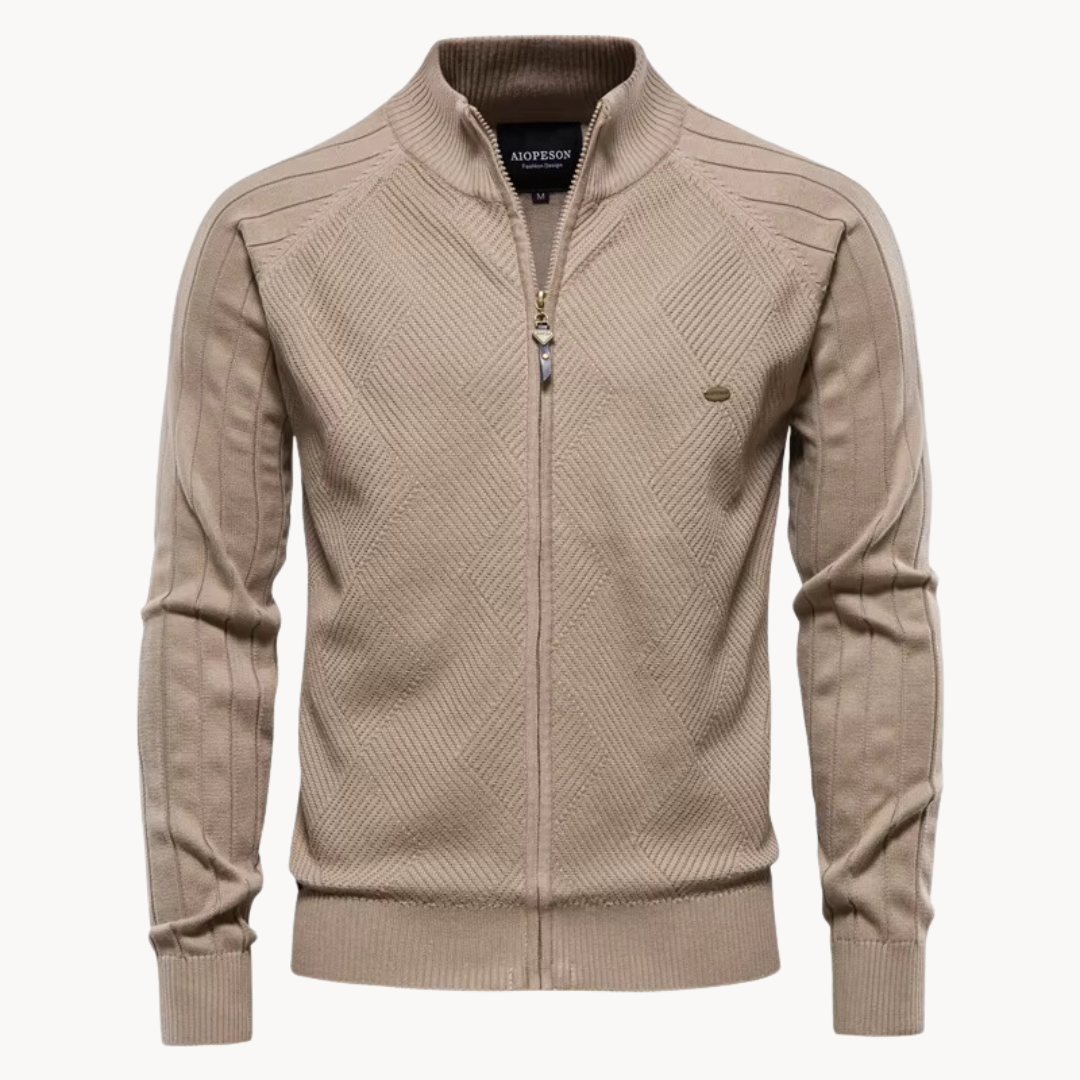 Cardigan da uomo | Collo alto, ideale per vestirsi a strati ogni giorno
