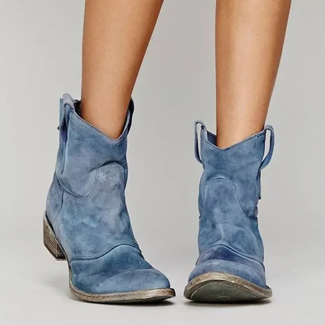 Scarpe invernali da donna | Stivaletti con tacco basso, stile classico