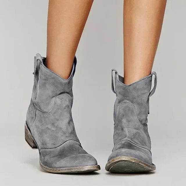 Scarpe invernali da donna | Stivaletti con tacco basso, stile classico