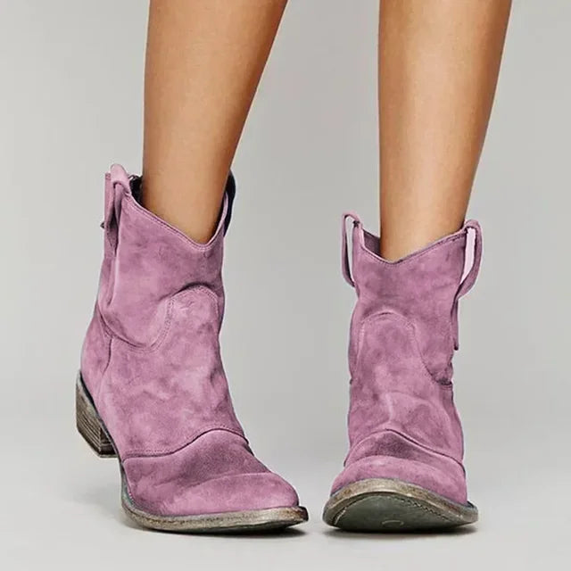 Scarpe invernali da donna | Stivaletti con tacco basso, stile classico