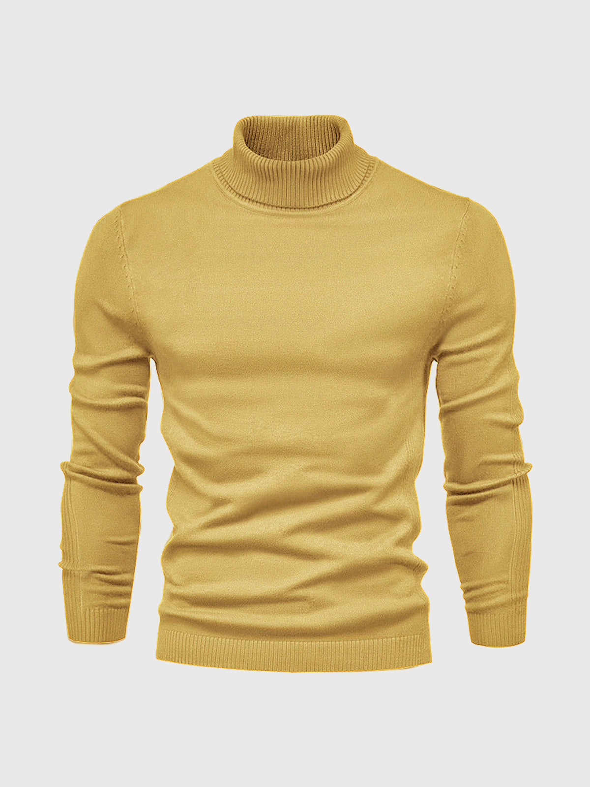 Maglione da uomo a collo alto e maniche lunghe