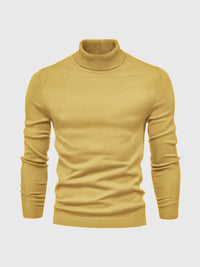 Maglione da uomo a collo alto e maniche lunghe