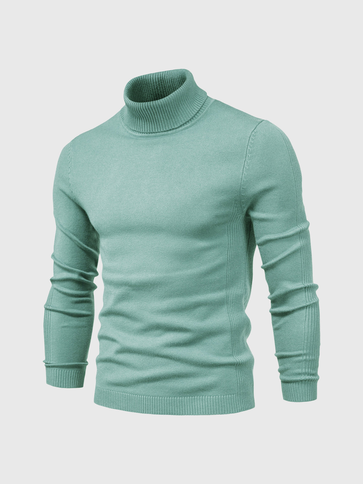 Maglione da uomo a collo alto e maniche lunghe