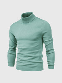 Maglione da uomo a collo alto e maniche lunghe