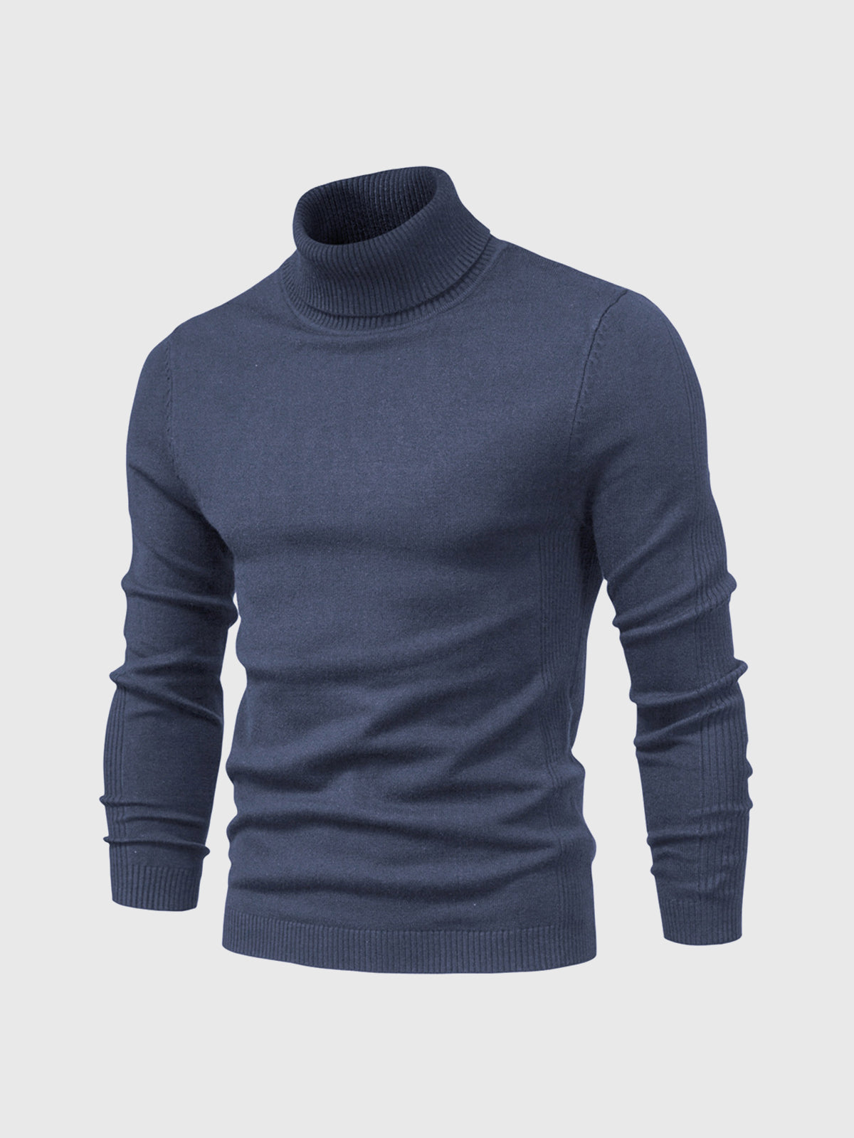 Maglione da uomo a collo alto e maniche lunghe