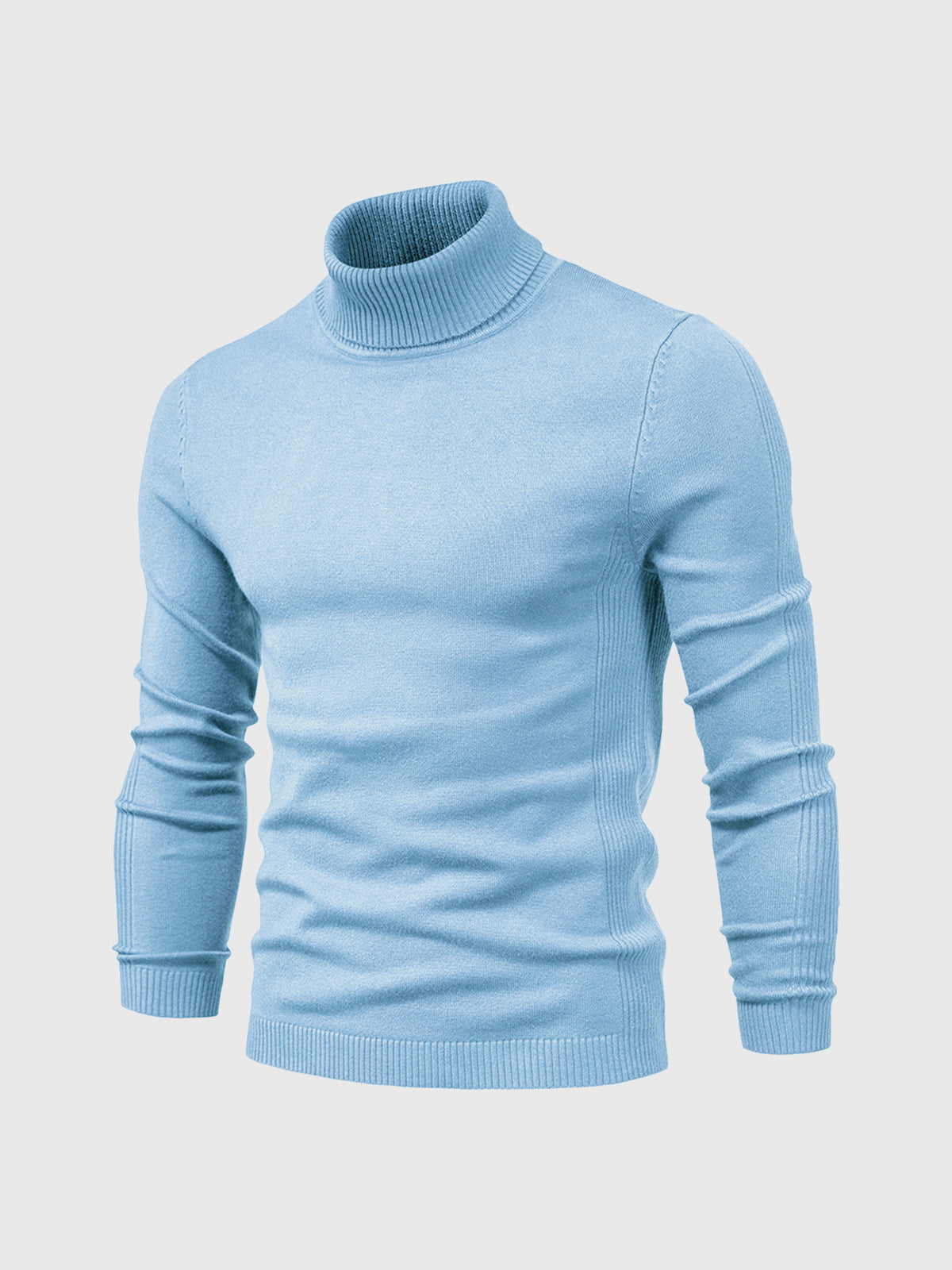 Maglione da uomo a collo alto e maniche lunghe