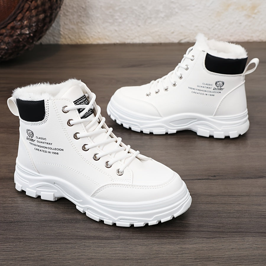 Women’s Insulated Lace-Up Snow Boots | Non-Slip for Everyday Wear