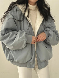 Giacca invernale da donna imbottita oversize