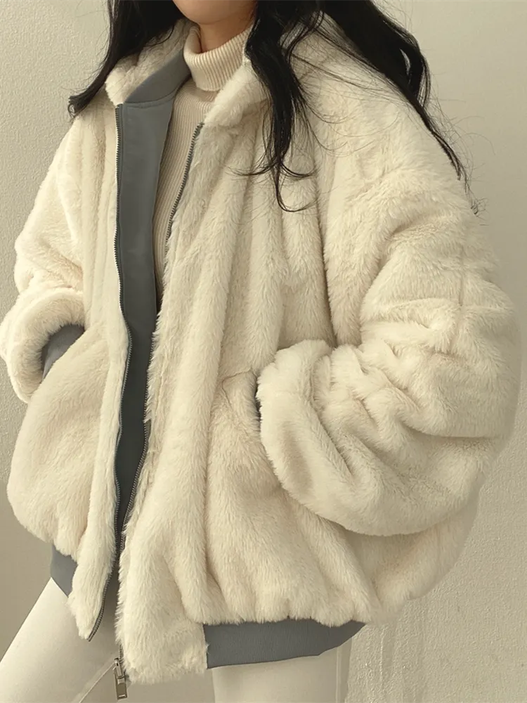 Giacca invernale da donna imbottita oversize