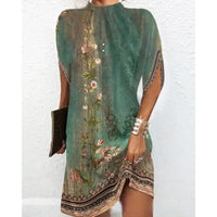 Robe de cocktail élégante pour femme avec imprimé