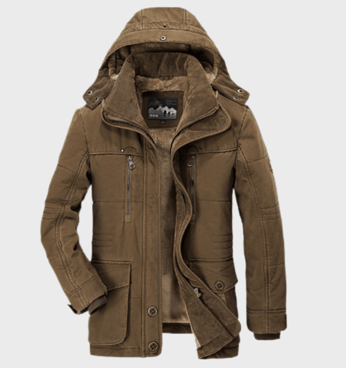 Pánská zimní parka s kapucí | Zateplená na každý den
