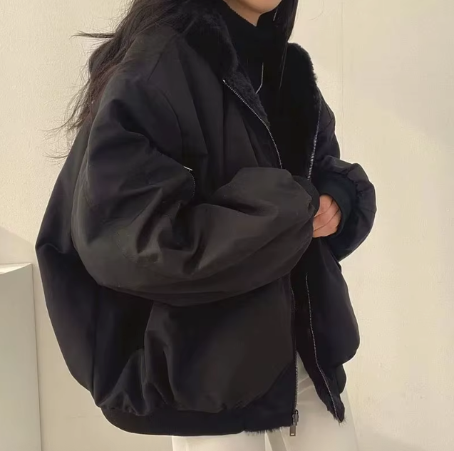 Giacca invernale da donna imbottita oversize