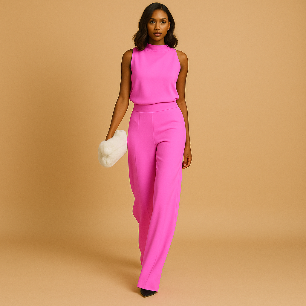 Combinaison pour femme à col montant et jambes longues